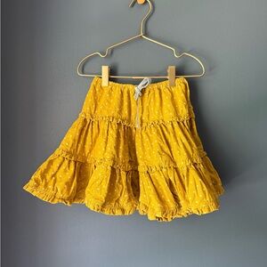 Mini‎ Boden Yellow Ruffled Skirt